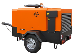 Передвижной компрессор ММЗ ПВ 6/0,7 на шасси с подогревателем