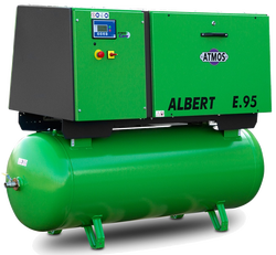 Винтовой компрессор Atmos Albert E 95-KR с ресивером