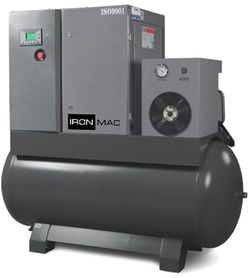 Винтовой компрессор IRONMAC IC 20/15 DF VSD 500L