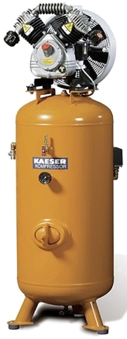Поршневой компрессор Kaeser EPC 420-2-250 с вертикальным ресивером